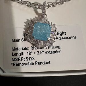 Bomb Party Necklace, NK12414 "The Hem Of Twilight”